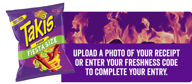 Takis Sweepstakes upload